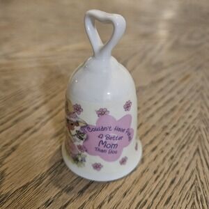 Vtg Precious Moments "Couldn't Have Picked A Better Mom Than You" Ceramic Bell
